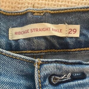 Levi's Blue Ankle Cropped Jeans